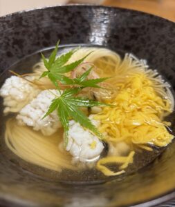 夏におススメ❕　鱧そうめん