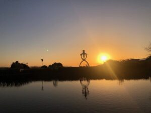 秋の風と五色の風景