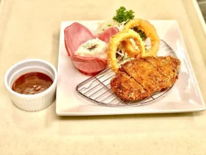 🥩淡路牛ステーキの牛カツ定食✨