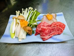 🥩🐟旬を味わう贅沢鍋【淡路牛と鰆のしゃぶしゃぶ】✨